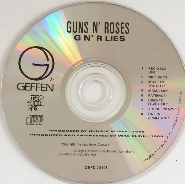 Guns N' Roses - G N' R Lies | Geffen Records (GEFD 24198) - 3 Guns N' Roses - G N' R Lies | Geffen Records (GEFD 24198) - 3