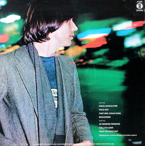 Jackson Browne - Hold Out | Asylum Records (W 52226) - 2 Jackson Browne - Hold Out | Asylum Records (W 52226) - 2