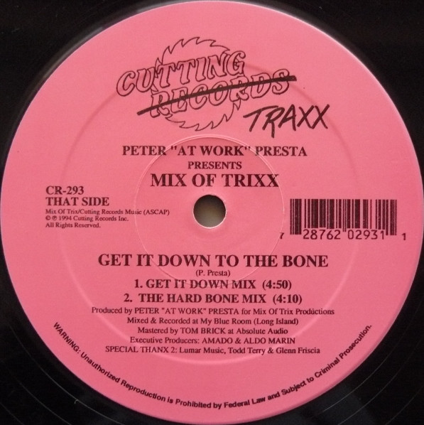 Peter Presta Presents Mix Of Trixx - Who Could Dance | Cutting Traxx (CR-293) - 2