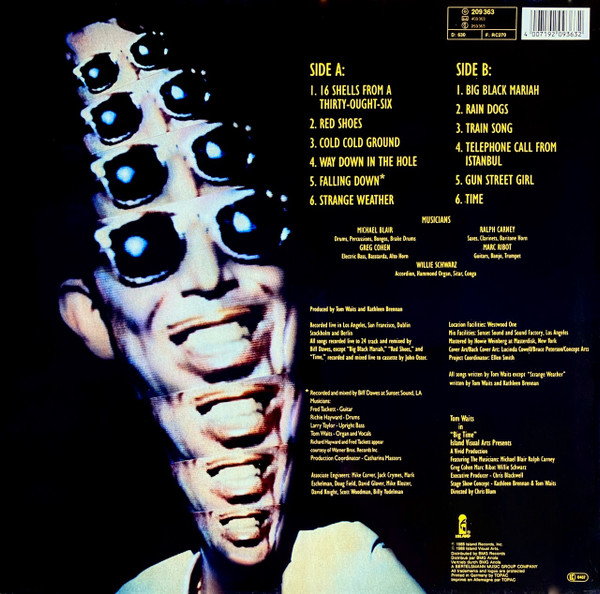 Tom Waits - Big Time | Island Records (209 363) - 2 Tom Waits - Big Time | Island Records (209 363) - 2