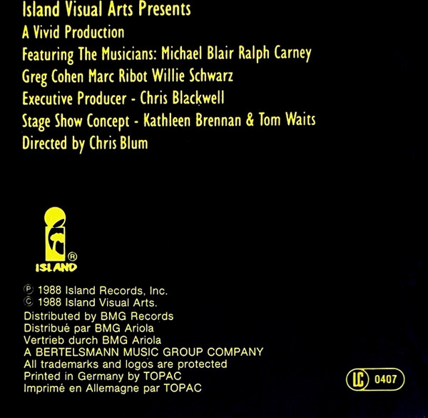 Tom Waits - Big Time | Island Records (209 363) - 5 Tom Waits - Big Time | Island Records (209 363) - 5