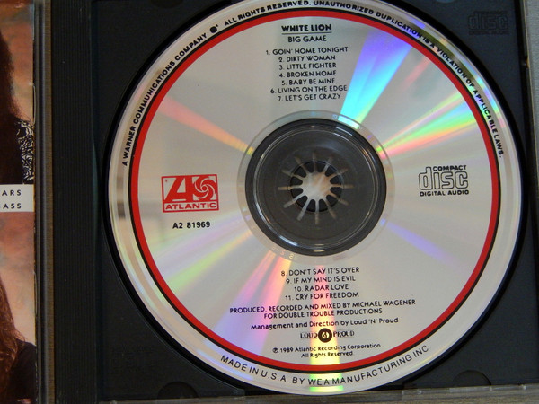 White Lion - Big Game | Atlantic (A2 81969) - 4 White Lion - Big Game | Atlantic (A2 81969) - 4