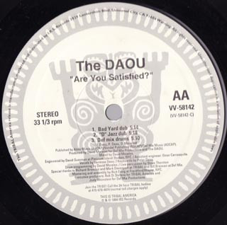 The Daou - Are You Satisfied? / Surrender Yourself | TRIBAL America (VV-58142) - 6 The Daou - Are You Satisfied? / Surrender Yourself | TRIBAL America (VV-58142) - 6