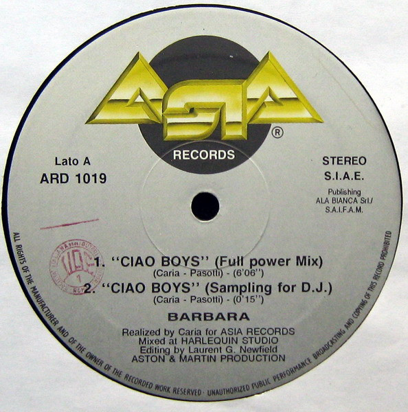 Barbara - Ciao Boys | Asia Records (ARD 1019) - 3 Barbara - Ciao Boys | Asia Records (ARD 1019) - 3