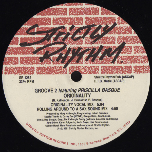 Groove 2 Featuring Priscilla Basque - Originality / Attraction | Strictly Rhythm (SR 1262)