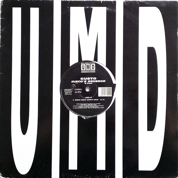 Gusto - Disco's Revenge | Underground Music Department (UMD) (UMD 217) - 3 Gusto - Disco's Revenge | Underground Music Department (UMD) (UMD 217) - 3