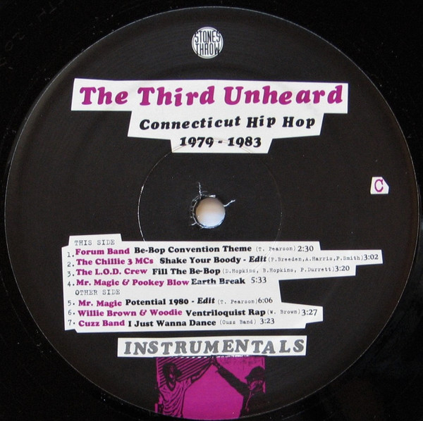 Various - The Third Unheard (Connecticut Hip Hop 1979-1983) (Instrumentals) | Stones Throw Records (STH2089) - 3 Various - The Third Unheard (Connecticut Hip Hop 1979-1983) (Instrumentals) | Stones Throw Records (STH2089) - 3
