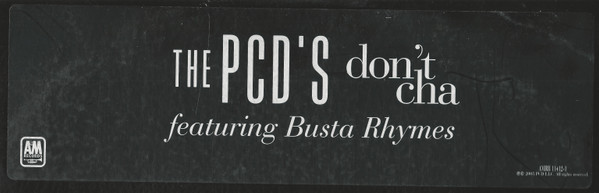 The Pussycat Dolls Featuring Busta Rhymes - Don't Cha | A&M Records (AMRR-11412-1) - 3
