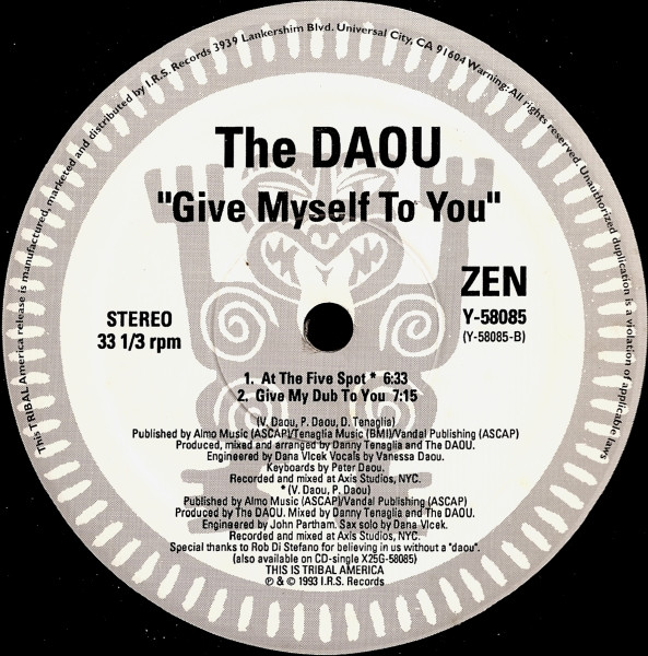 The Daou - Give Myself To You | TRIBAL America (Y-58085) - 3 The Daou - Give Myself To You | TRIBAL America (Y-58085) - 3
