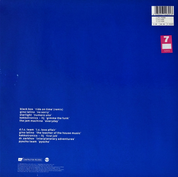 Various - Italia (Dance Music From Italy) | Deconstruction (PL 74289) - 3