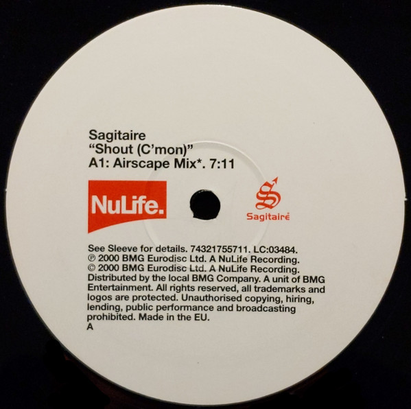 Sagitaire - Shout (C'mon) | NuLife (74321 75571 1) - 4