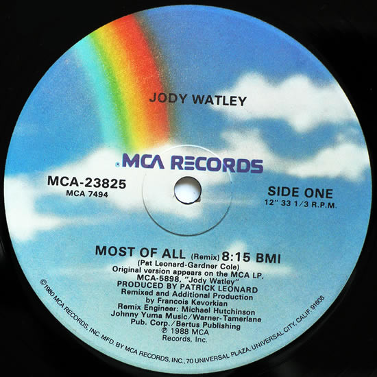 Jody Watley - Most Of All (Remix) | MCA Records (MCA-23825) - 3