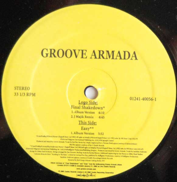 Groove Armada - Final Shakedown | Jive Electro (01241-40056-1) - 4