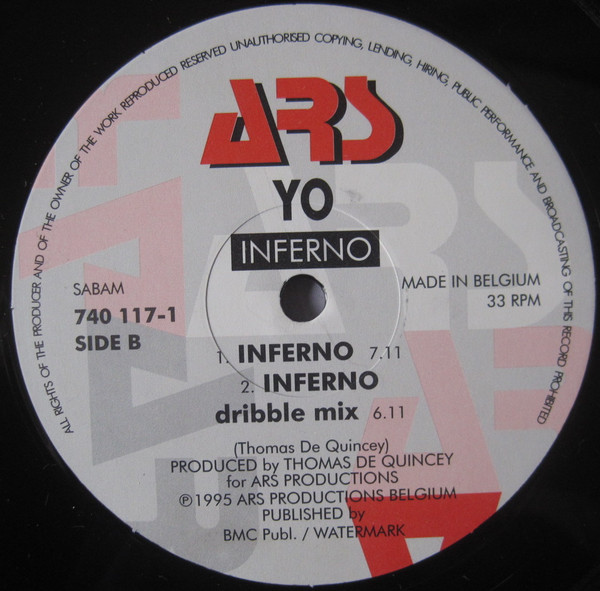 Yo - Yo (Pump It Up) / Inferno | ARS (740 117-1) - 4