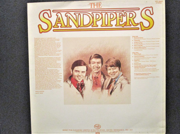 The Sandpipers - Greatest Hits | Music For Pleasure (MFP 50433) - 2 The Sandpipers - Greatest Hits | Music For Pleasure (MFP 50433) - 2