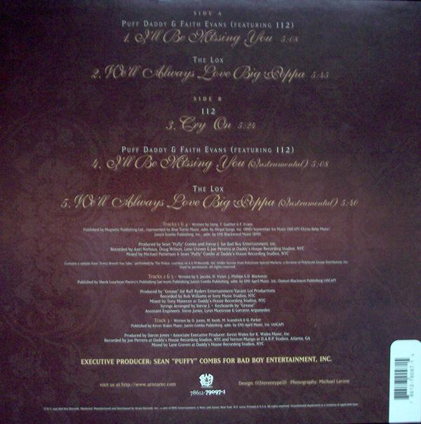 Puff Daddy & Faith Evans / 112 / The Lox - Tribute To The Notorious B.I.G. | Bad Boy Entertainment (78612-79097-1) - 2