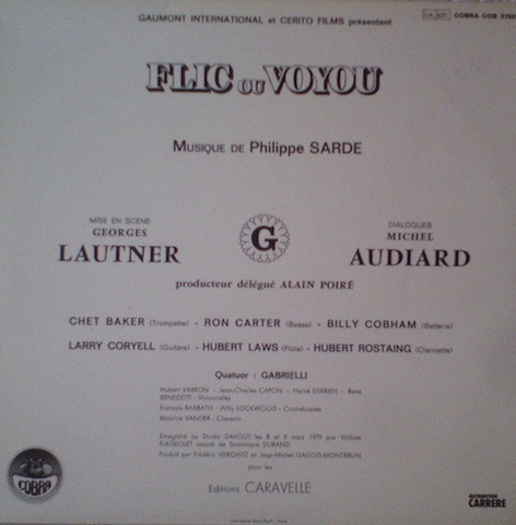 Flic Ou Voyou (Bande Originale Du Film De Georges Lautner)