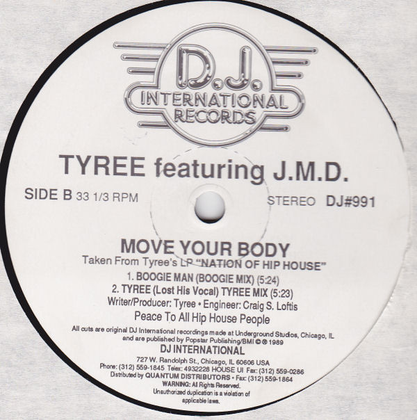Tyree Featuring J.M.D. - Move Your Body | D.J. International Records (DJ#991) - 2 Tyree Featuring J.M.D. - Move Your Body | D.J. International Records (DJ#991) - 2