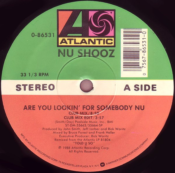 Nu Shooz - Are You Lookin' For Somebody Nu | Atlantic (0-86531) - 4