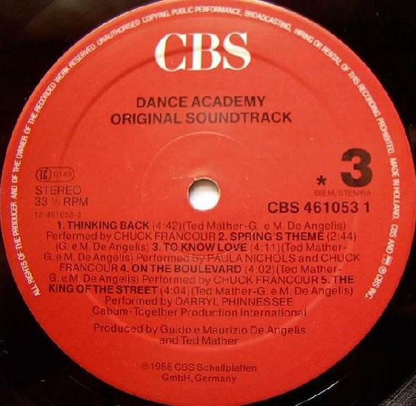 Various - Dance Academy - The Original Soundtrack | CBS (CBS 461053 1) - 6 Various - Dance Academy - The Original Soundtrack | CBS (CBS 461053 1) - 6