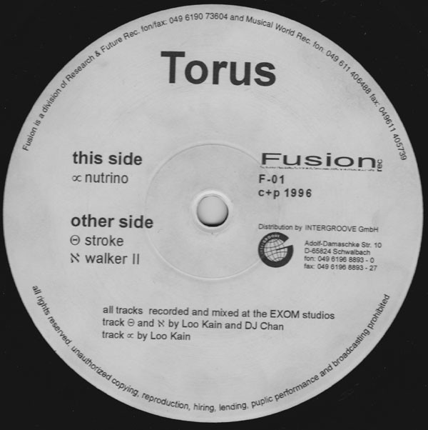 Torus - Nutrino | Fusion Records (F-01) - main