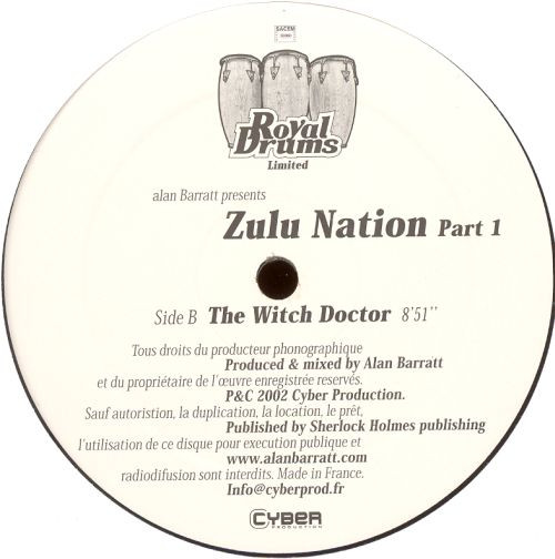 Alan Barratt - Zulu Nation Part 1 | Royal Drums (DRUM LTD 001) - 3