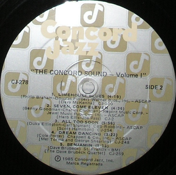 The Concord Sound Volume One