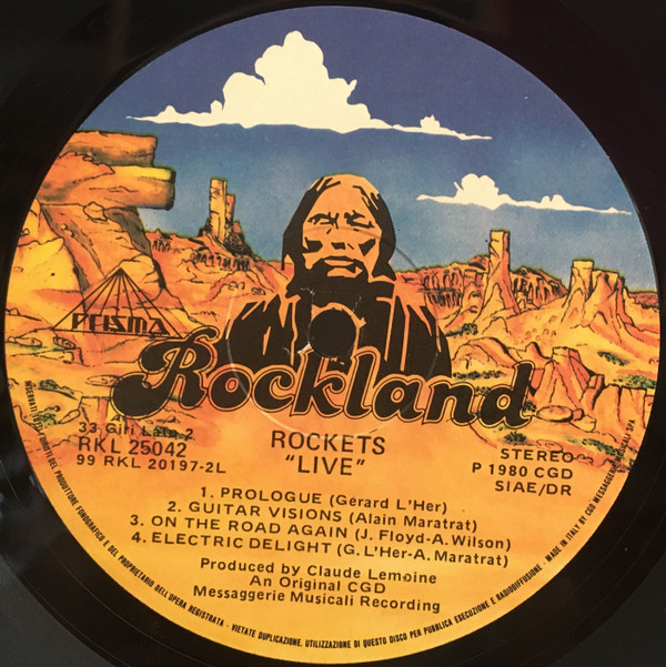 Rockets - Live | Rockland Records (RKL 25042) - 4