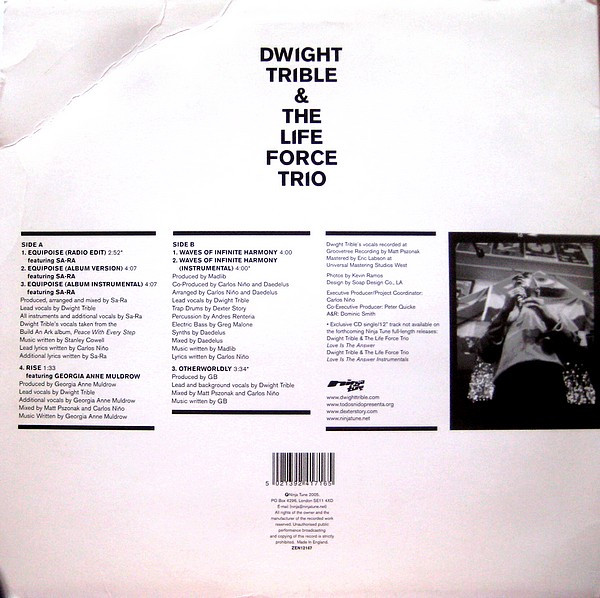 Dwight Trible & The Life Force Trio - Equipoise | Ninja Tune (ZEN12167) - 2 Dwight Trible & The Life Force Trio - Equipoise | Ninja Tune (ZEN12167) - 2