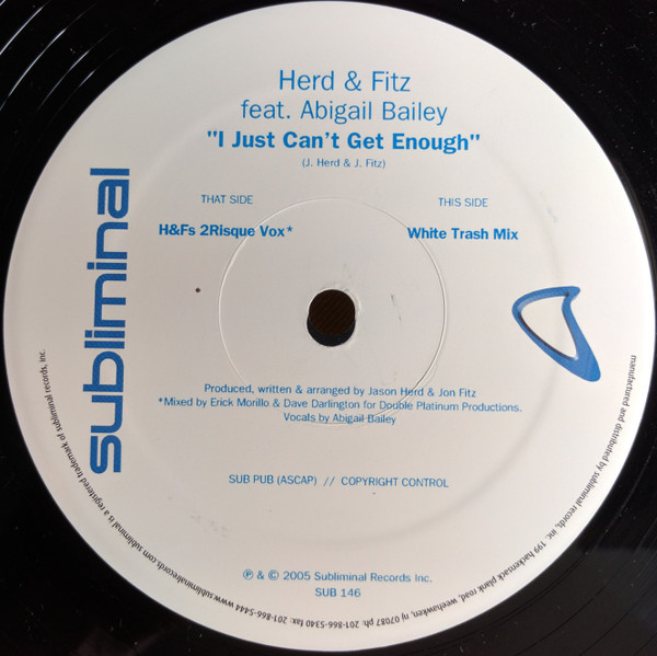 Herd & Fitz Feat. Abigail Bailey - I Just Can't Get Enough | Subliminal (SUB 146) - 3