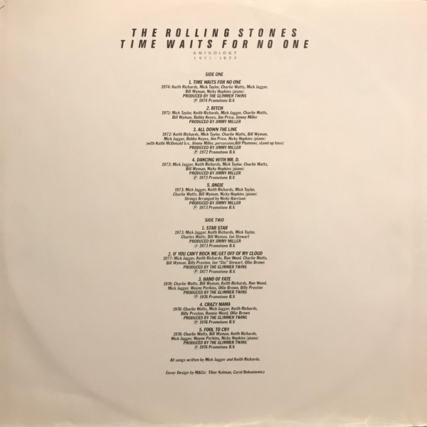 Time Waits For No One (Anthology 1971-1977)