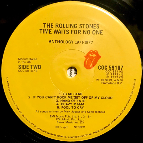 Time Waits For No One (Anthology 1971-1977)