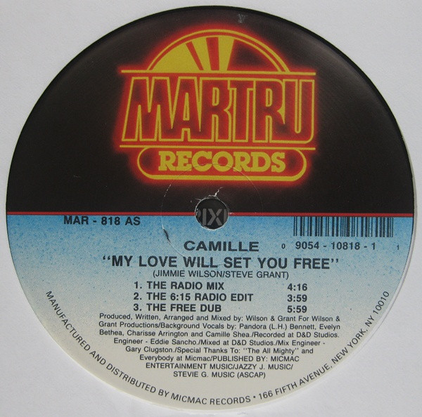 Camille - My Love Will Set You Free | Martru Records (MAR - 818) - 2 Camille - My Love Will Set You Free | Martru Records (MAR - 818) - 2