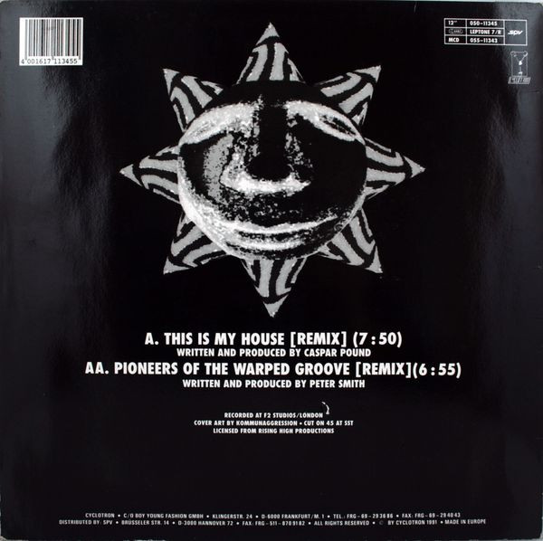 The Hypnotist - This Is My House (Remix) | Cyclotron (Leptone 07/R) - 2