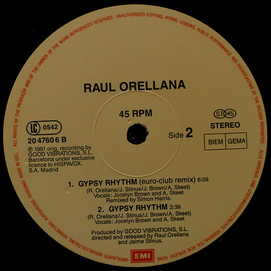 Raúl Orellana - Gypsy Rhythm | EMI (2047606) - 4 Raúl Orellana - Gypsy Rhythm | EMI (2047606) - 4