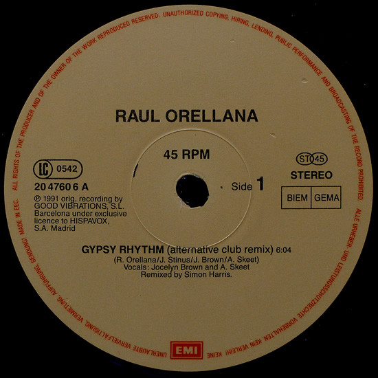 Raúl Orellana - Gypsy Rhythm | EMI (2047606) - 3 Raúl Orellana - Gypsy Rhythm | EMI (2047606) - 3