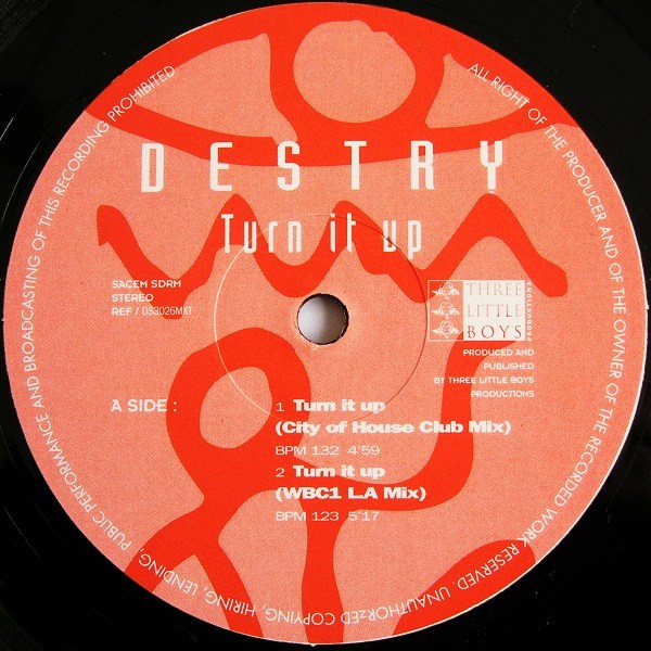 Destry - Turn It Up | Disco Smash (DS 3026 MXT) - 3