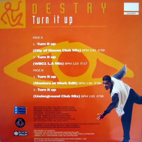 Destry - Turn It Up | Disco Smash (DS 3026 MXT) - 2