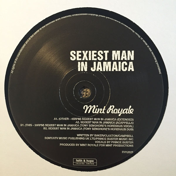 Mint Royale - Sexiest Man In Jamaica | Faith & Hope Records Limited (FH12025) - 3