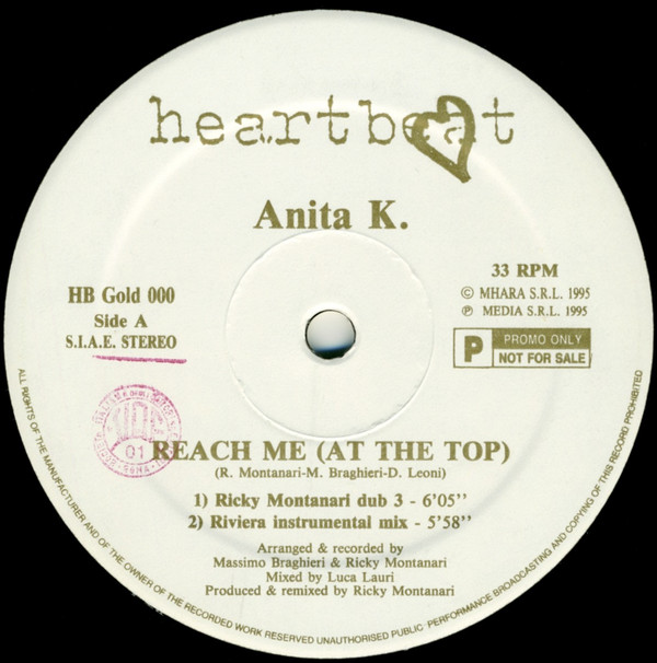 Anita K. - Reach Me At The Top | Heartbeat (HB Gold 000) - main