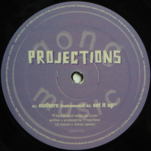 Woolfy / Projections - Split EP | Rong Music (RONG 010) - 2