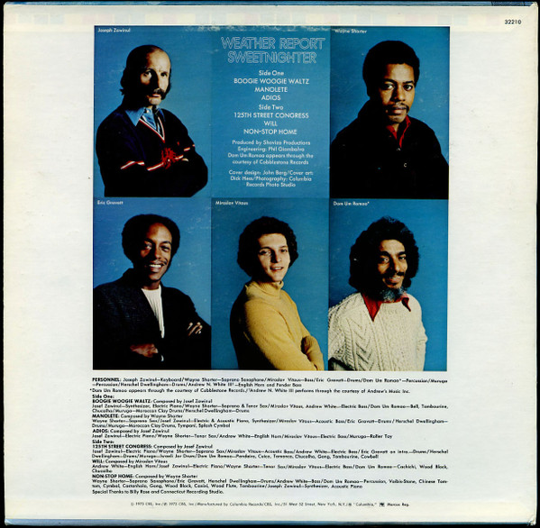 Weather Report - Sweetnighter | Columbia (KC 32210) - 2