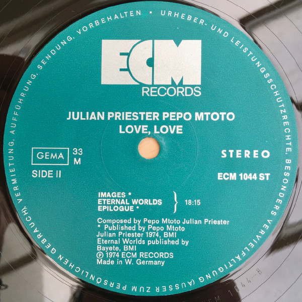 Julian Priester Pepo Mtoto - Love, Love | ECM Records (ECM 1044 ST) - 4 Julian Priester Pepo Mtoto - Love, Love | ECM Records (ECM 1044 ST) - 4