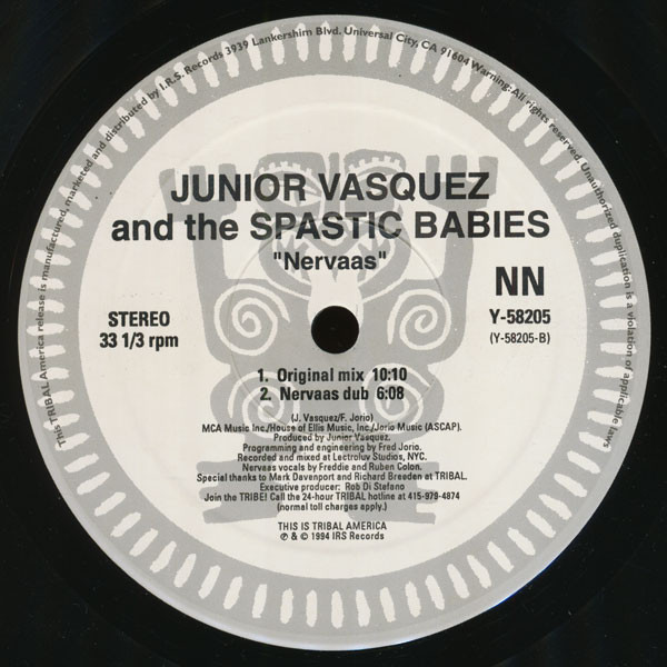 Junior Vasquez  &  Spastic Babies - Nervaas | TRIBAL America (Y-58205) - 4