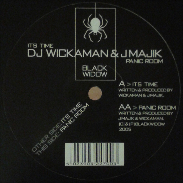 J Majik & Wickaman - It's Time / Panic Room | Black Widow (SPIDER 003) - main