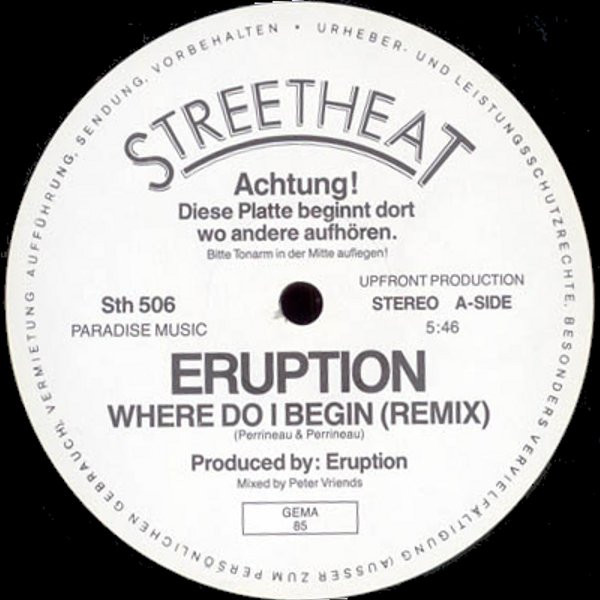 Eruption - Where Do I Begin | Streetheat (STH 506) - 2 Eruption - Where Do I Begin | Streetheat (STH 506) - 2