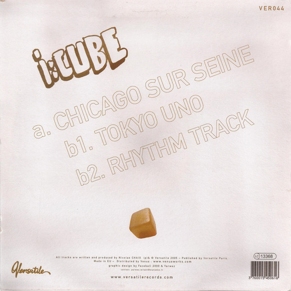I:Cube - Chicago Sur Seine | Versatile Records (VER044) - 2 I:Cube - Chicago Sur Seine | Versatile Records (VER044) - 2