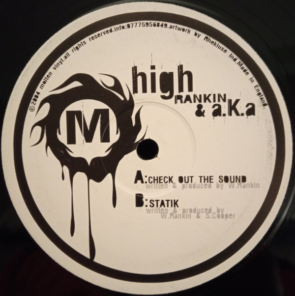 High Rankin & a.K.a - Check Out The Sound / Statik | Molten Vinyl (MVR001) - main