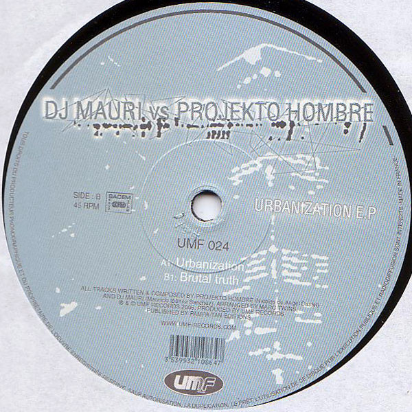 Mauri Vs Projekto Hombre - Urbanization E.P | UMF Records (UMF 024) - 4