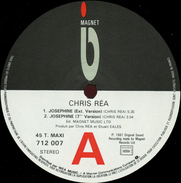 Chris Rea - Josephine | Magnet (712 007) - 3